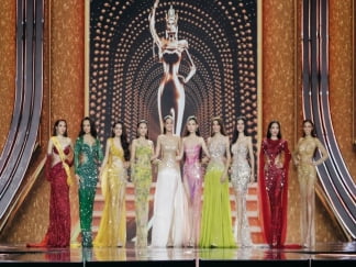 Ngắm Top 10 Miss Grand Vietnam 2022 đẹp lộng lẫy trong phần thi trang phục dạ hội